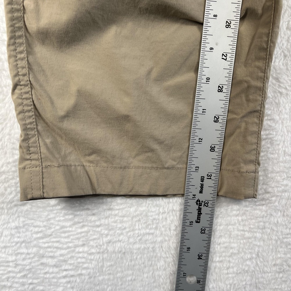 Orvis Pants Mens 39x32 Beige Nylon Stretch Cargo Hiking Travel Lightweight Tech - Picture 7 of 13